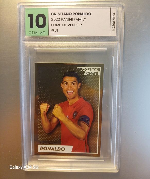 Cristiano Ronaldo Jogador Chave 10 Gem Mt