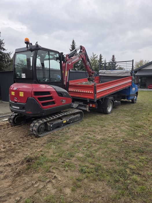 Usługi Minikoparką Koparko Ladowarka Wywrotką