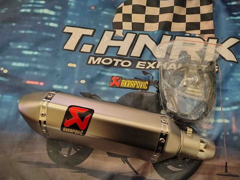 Ponteiras de escape moto - autocolante AKRAPOVIC. e db killer incluido