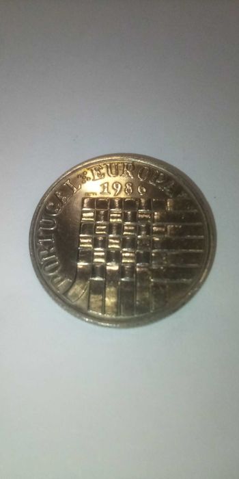 Moeda linda de 25 escudos de 1986
