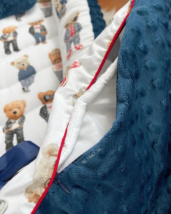 Дитячий комплект Ralph 4 в 1! Кокон-позиціонер,плед,подушка,ковдра