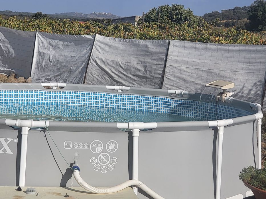 Piscina com 15 dias de uso