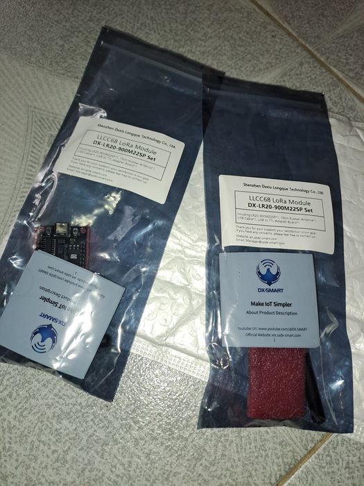 Radio kit DX-LR20-900m22sp  LLCC68 Lora 868Mhz - 915Mhz