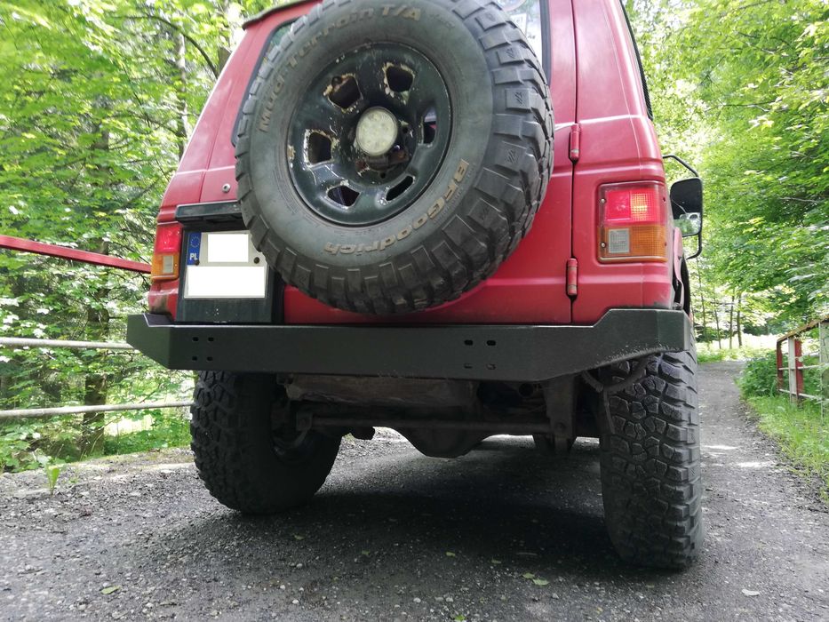 Zderzak stalowy Mitsubishi Pajero 1 - tył / tylny