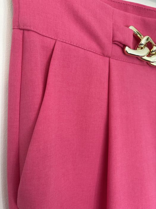 Spodnie ekeganckie nowe 38 różowe