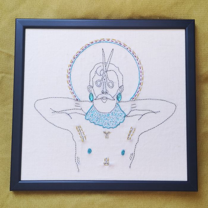 António Variações - Embroidered Frame