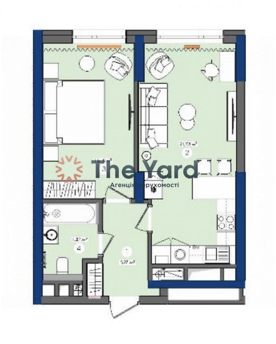Продаж 1-кімнатної квартири в ЖК "Метрополіс"