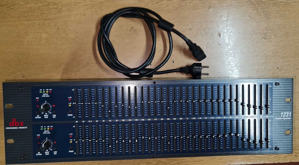 Equalizer, korektor graficzny DBX 1231 - 2 kanały, 31 pasm