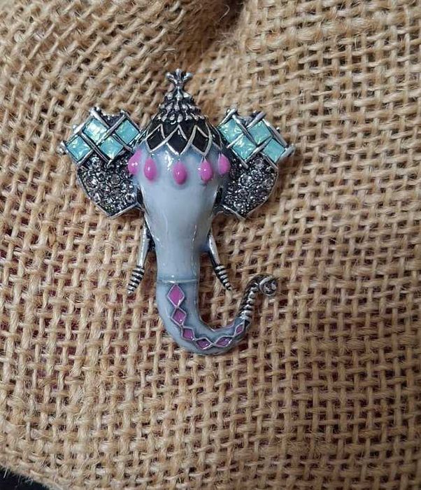 Broszka słonik, urocza, nowa ok 5 cm