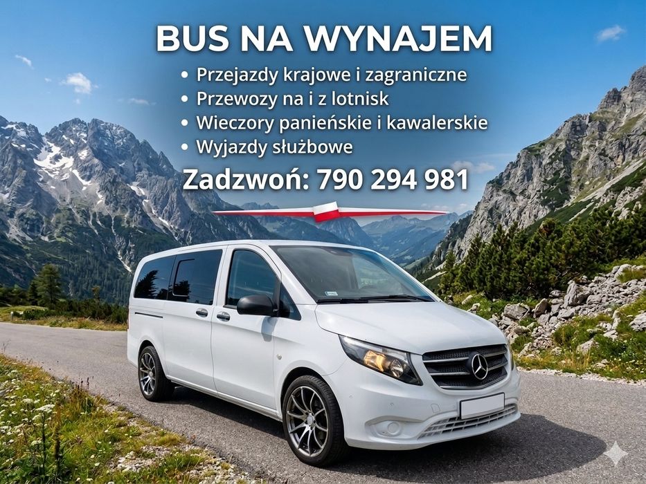 Wynajem busa wypożyczalnia Mercedes Vito