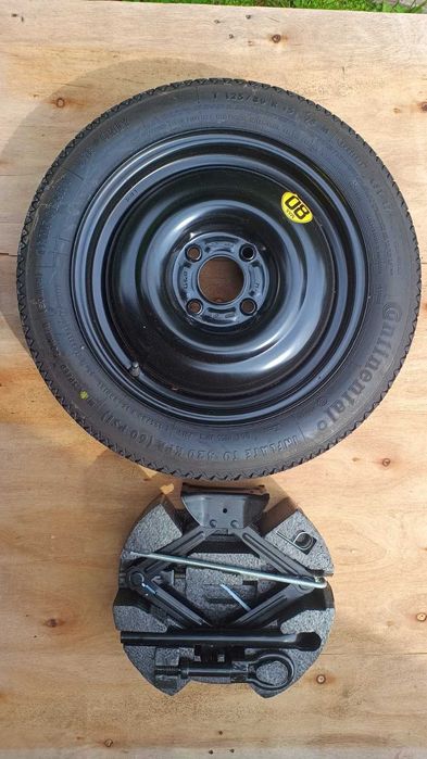 Koło dojazdowe Ford B-MAX Fiesta lewarek klucz  125/80R15  4x108 4J