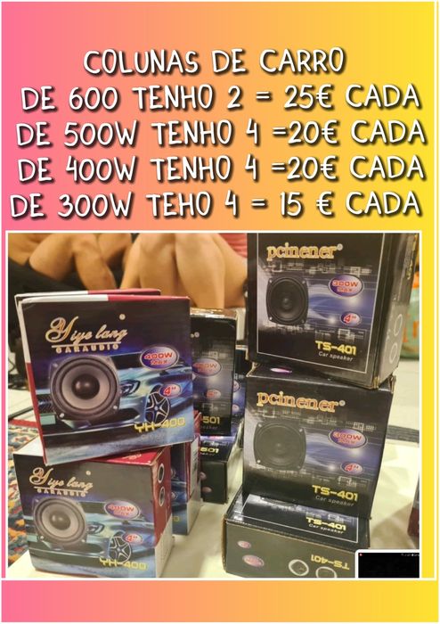 Radios / colunas de som 400 / 300w
