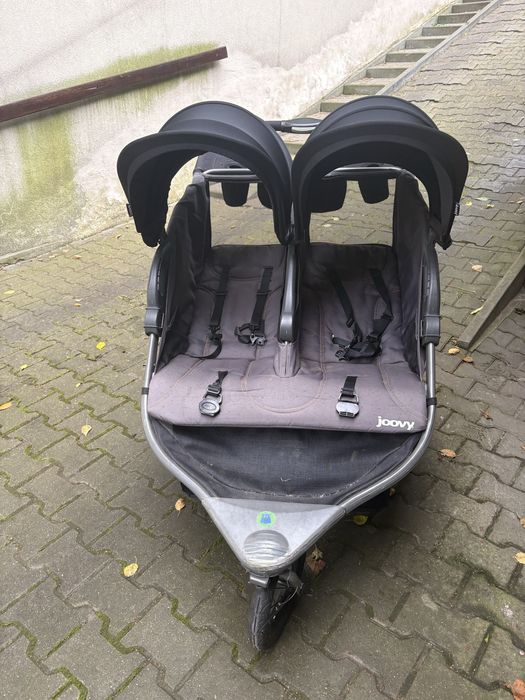 Wózek spacerowy bliźniaczy podwójny biegowy jogger Joovy Zoom X2