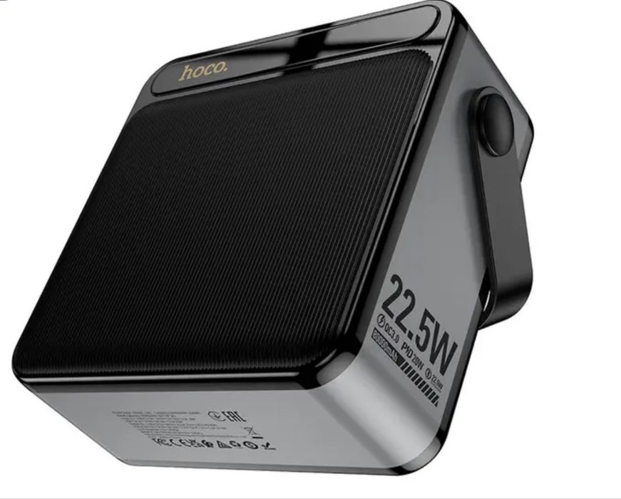 Потужний павербанк Hoco J161 Power, 80000mAh, 22.5W + PD20W black