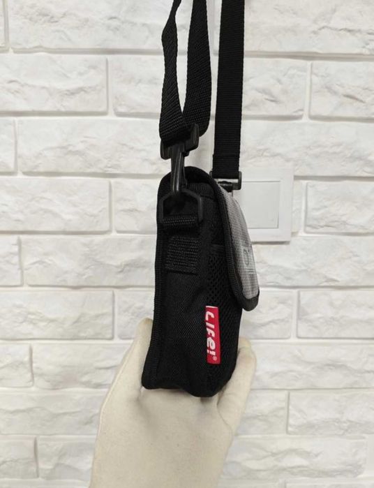 Life! чоловіча сумочка мала для документів / фотоапарата чорна сумка
