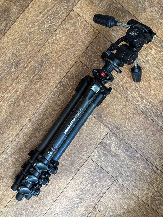 Profesjonalny statyw karbonowy Manfrotto 055CXPRO4 + głowica 808RC4