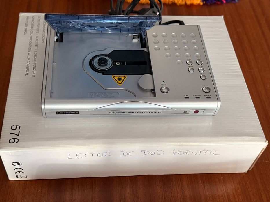 Leitor de DVD Euroconsumers (portátil ou de tamanho compacto)
