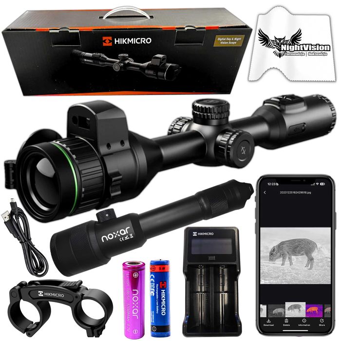 Luneta noktowizyjna HIKMICRO Alpex 4K A50EL LRF + IR NOXAR DIR PRO V2