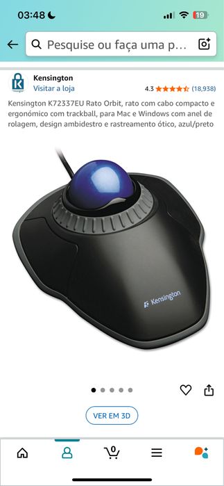 Kensington K72337EU Rato Orbit ergonómico