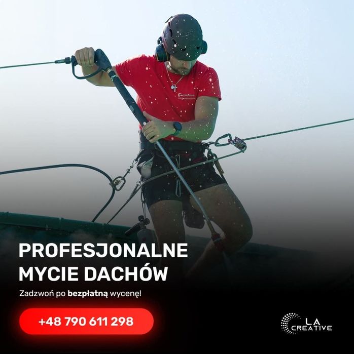 Malowanie dachów LIMANOWA Mycie dachów Malowanie dachówki rynny kominy