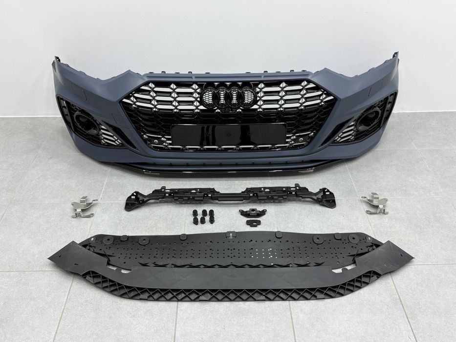 Бампер для Audi A5 2020+ передній у стилі RS5 комплектний, рест