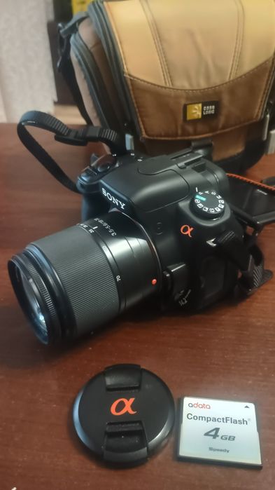 Lustrzanka Sony Alpha 350 z kartą 4gb Cf