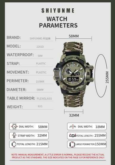 Relógio Estilo Militar (novo)