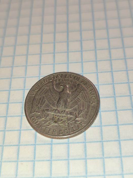 25 центів (quarter dollar) 1982 року перевертиш