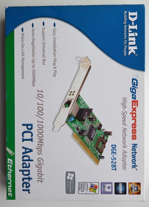 PCI-адаптер D-Link DGE-528T Gigabit Ethernet