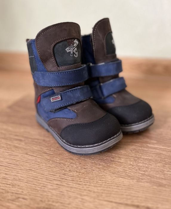 Шкіряні ортопедичні чобітки для хлопчика
