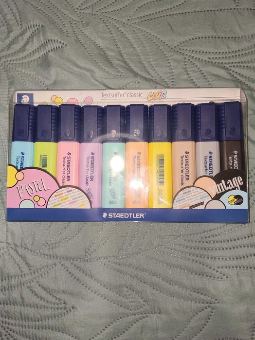 Marcadores stadler cores pastel