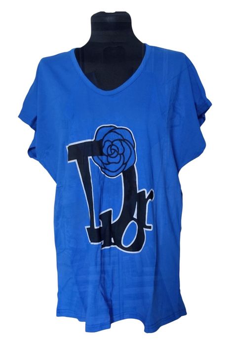 Kobaltowy t-shirt uniwersalny