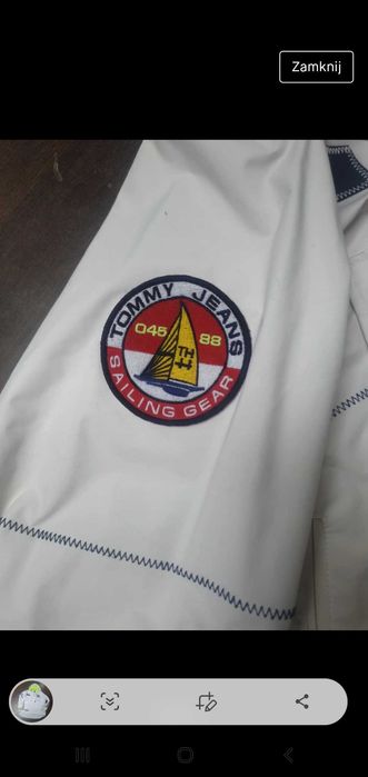 Tommy jeans wiatrowka deszczówka kurtka 38 M