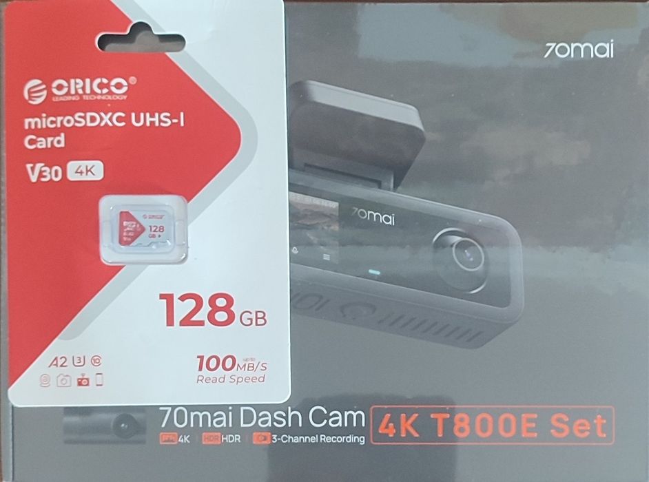 70Mai Dash Cam 4K T800E Set