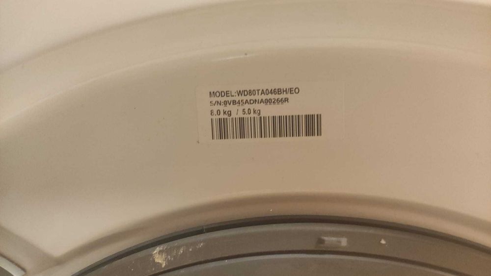 Pralka Suszarka Samsung biała