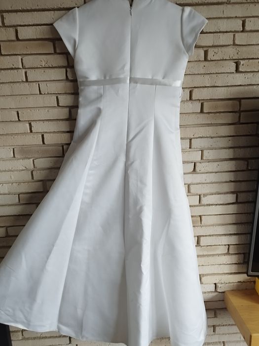 Sukienka komunijna 1 komunia Alba bolerko torebka