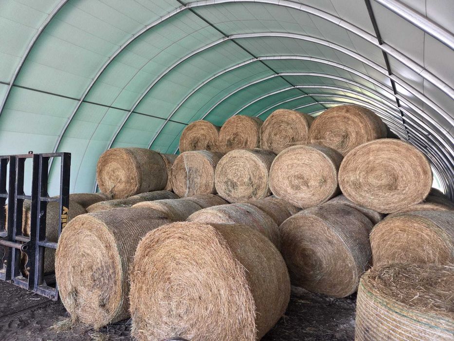 Siano duży balot średnica 150cm z pod wiaty