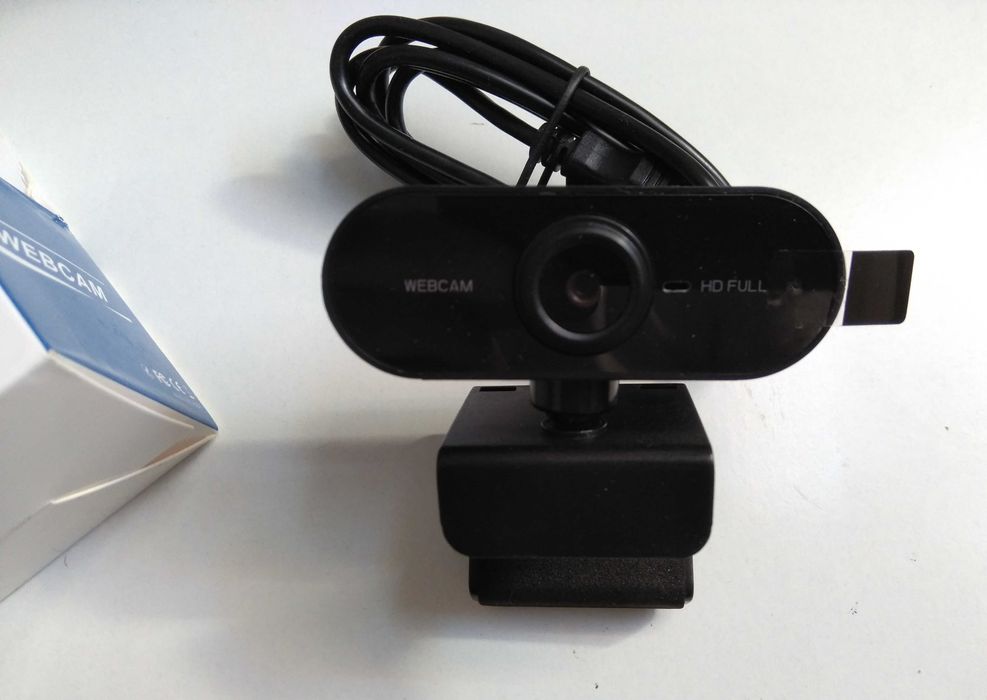 Webcam 1080p com microfone, videochamada, conferências de trabalho