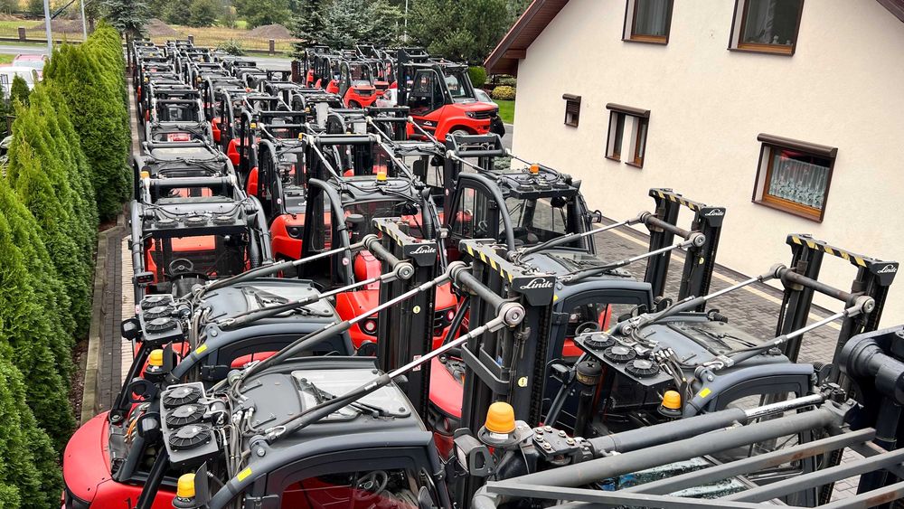 Wózek widłowy Linde używany 100 sztuk gotowych do pracy