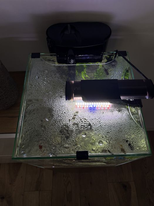 Akwarium Aquael – kostka 50 l + słupek | kompletne, gotowe do startu
