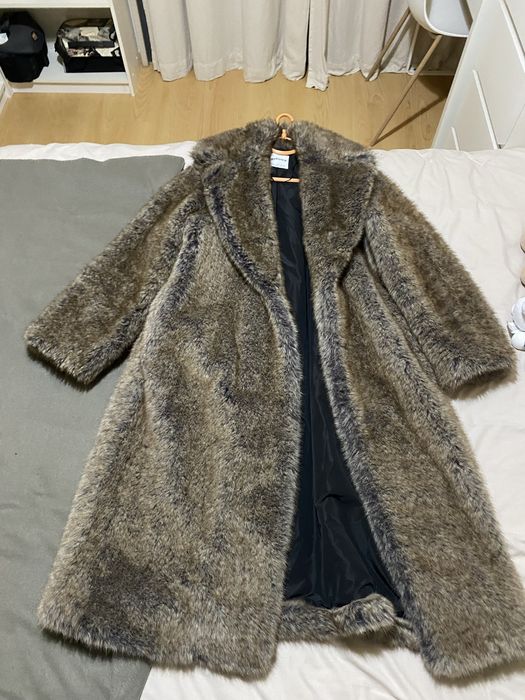 casaco de pelo longo