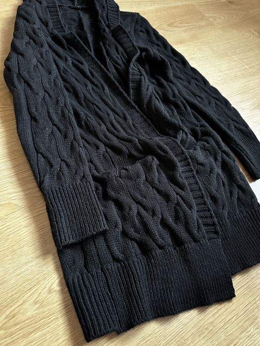 Damski sweter kardigan z kapturem