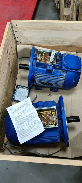 Електродвигун 5.5 квт 1500 об. новий білоруський Электродвигатель аир