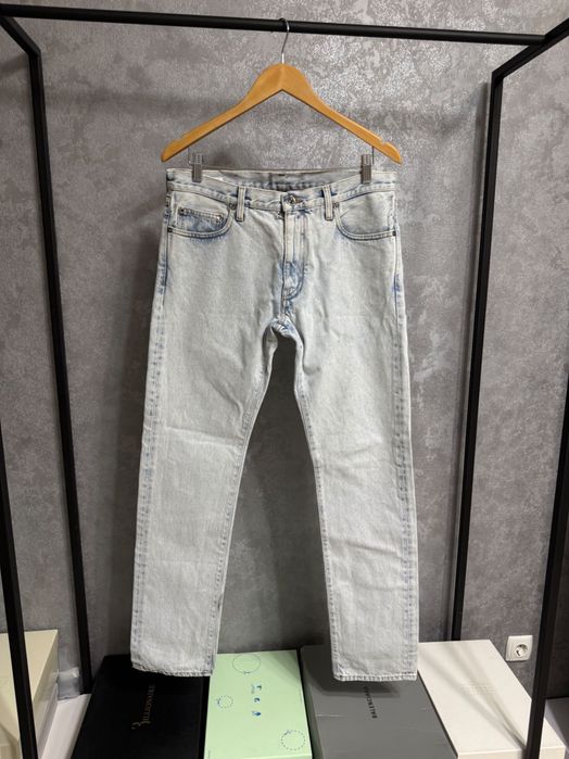 Off-White Back Logo Slim Jeans