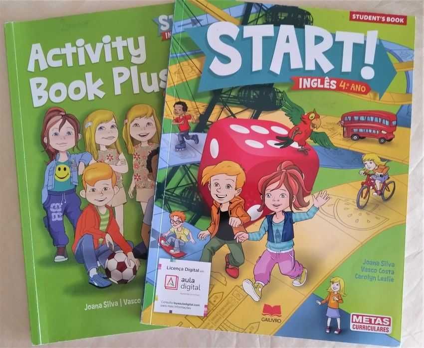 Manuais de inglês 4ºano lets rock e start