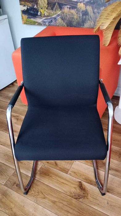 Fotel krzesło konferencyjne PROFIM ACOS 20V czarne fotele krzesła biur