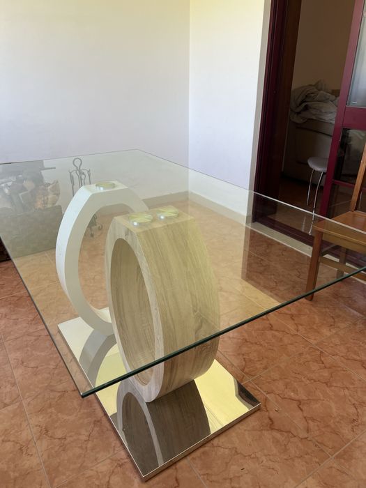 Mesa de vidro nova
