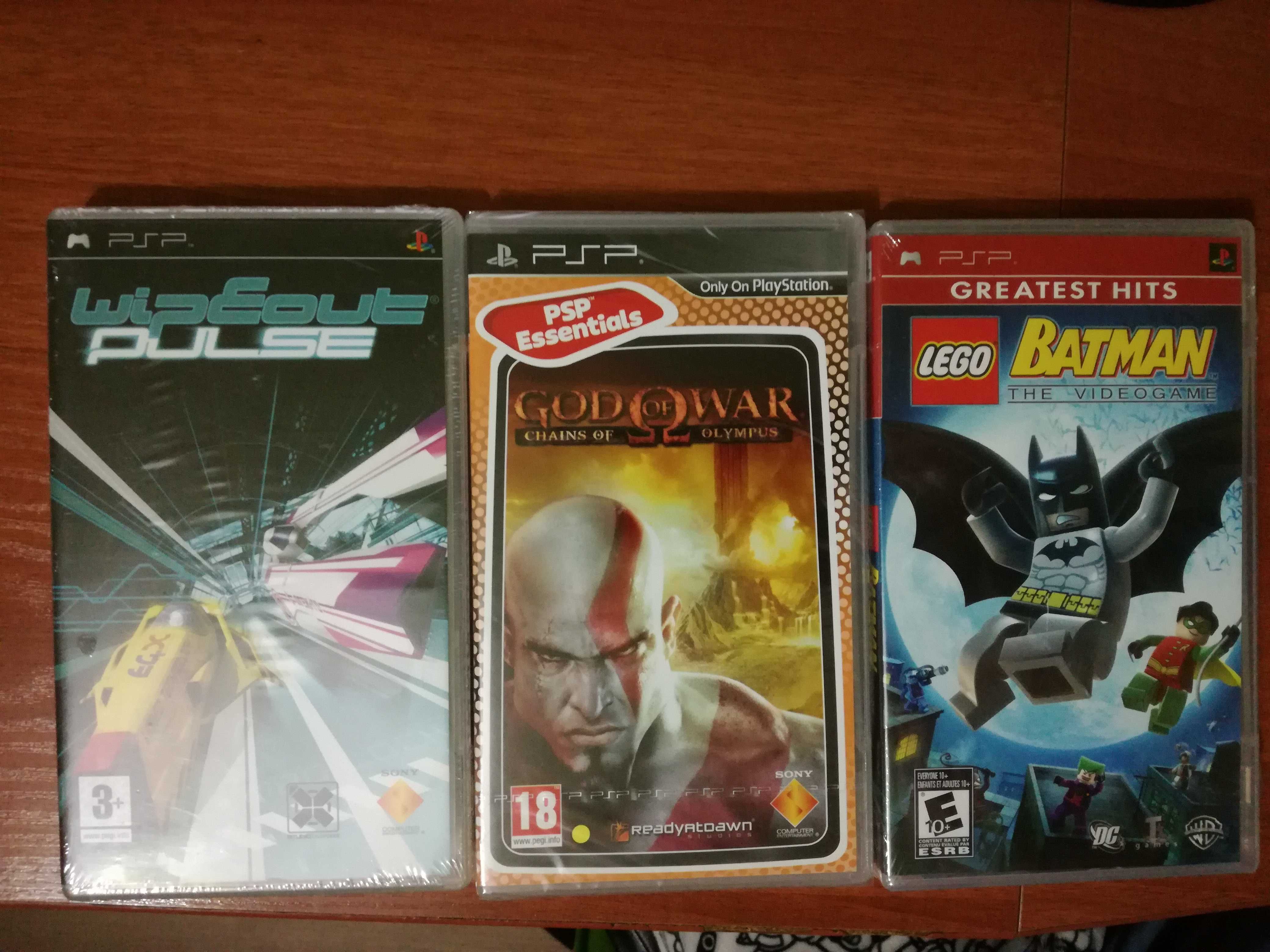 Jogos PSP WIpeout, Batman Lego, Naruto. Novos a estrear Corroios • OLX  Portugal