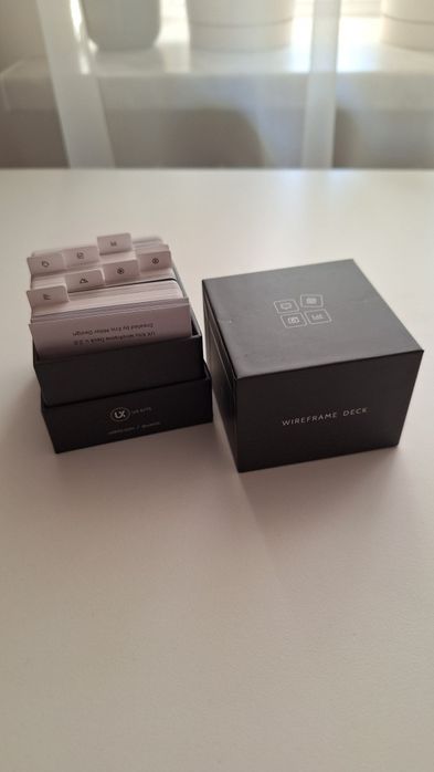 Karty UX kits wireframe deck -  UX/UI design