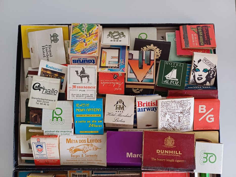 Coleção carteiras de fósforos